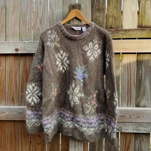 Vintage Floral Spring Sweater NWT